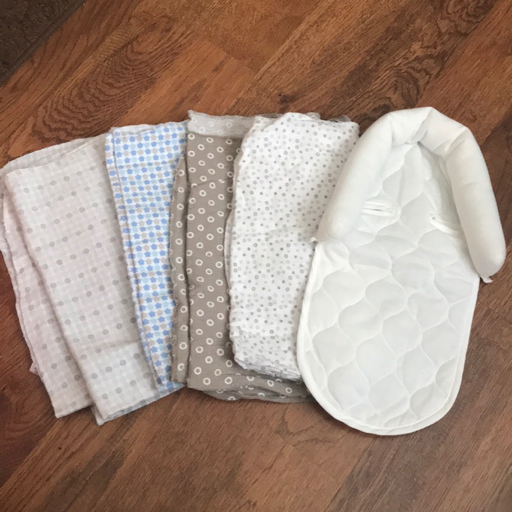 Receiving blankets and Car seat insert 💙